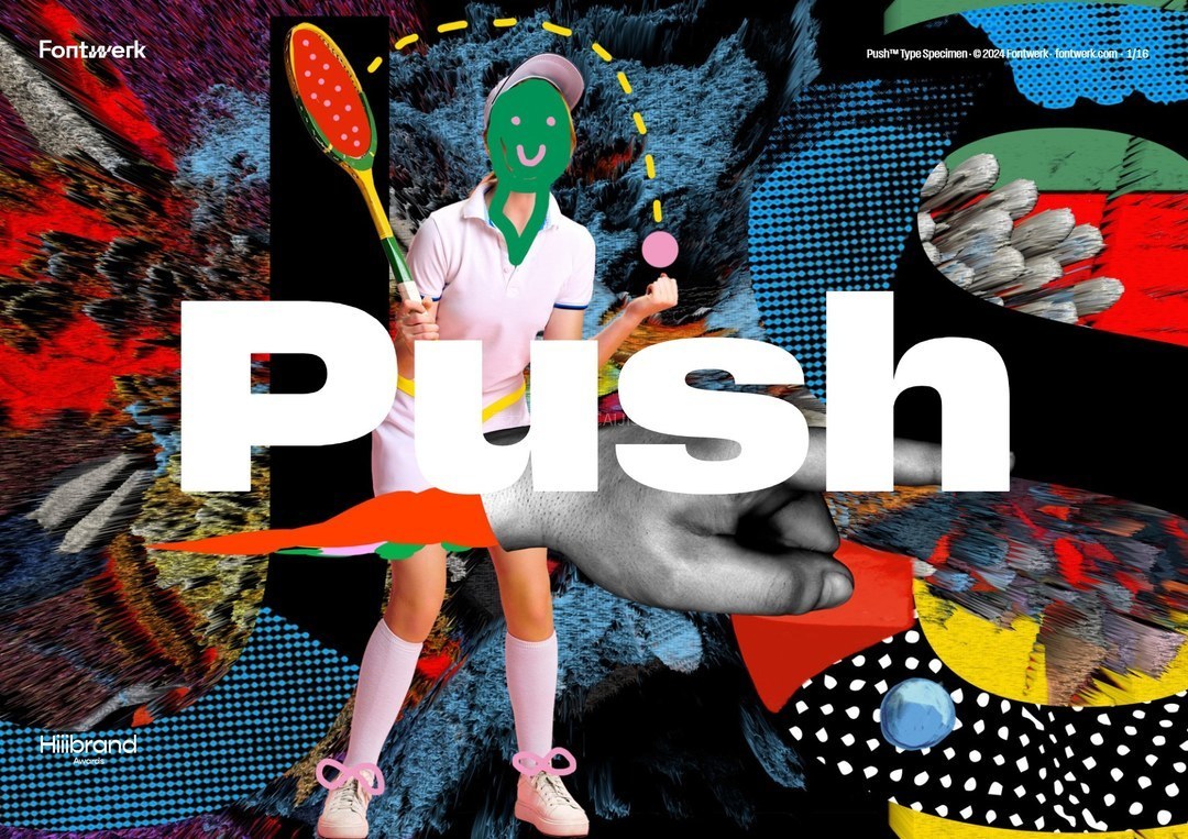 Push全能无衬线字体家族